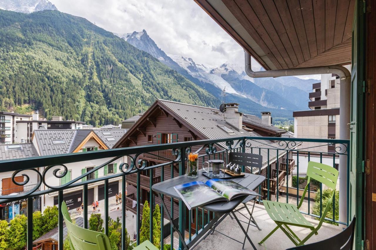 Central Duplex Apartment - Blanc Neige - Happy Rentals Chamonix Buitenkant foto