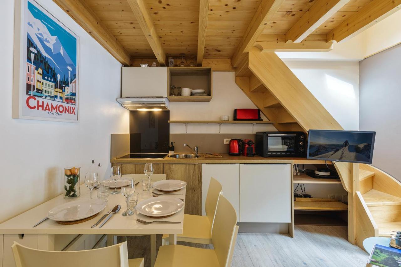 Central Duplex Apartment - Blanc Neige - Happy Rentals Chamonix Buitenkant foto