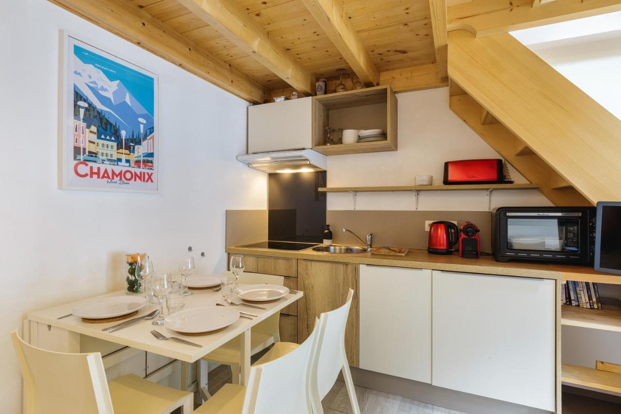 Central Duplex Apartment - Blanc Neige - Happy Rentals Chamonix Buitenkant foto